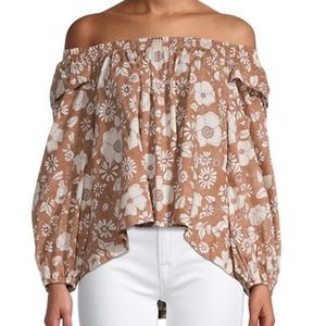 Free People Miss Daisy Off-The-Shoulder Top